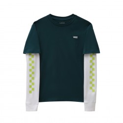 Vans Long Check Twofer Kids Longsleeve