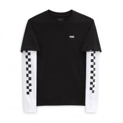 Vans By Long Check Twofer Kids Longsleeve