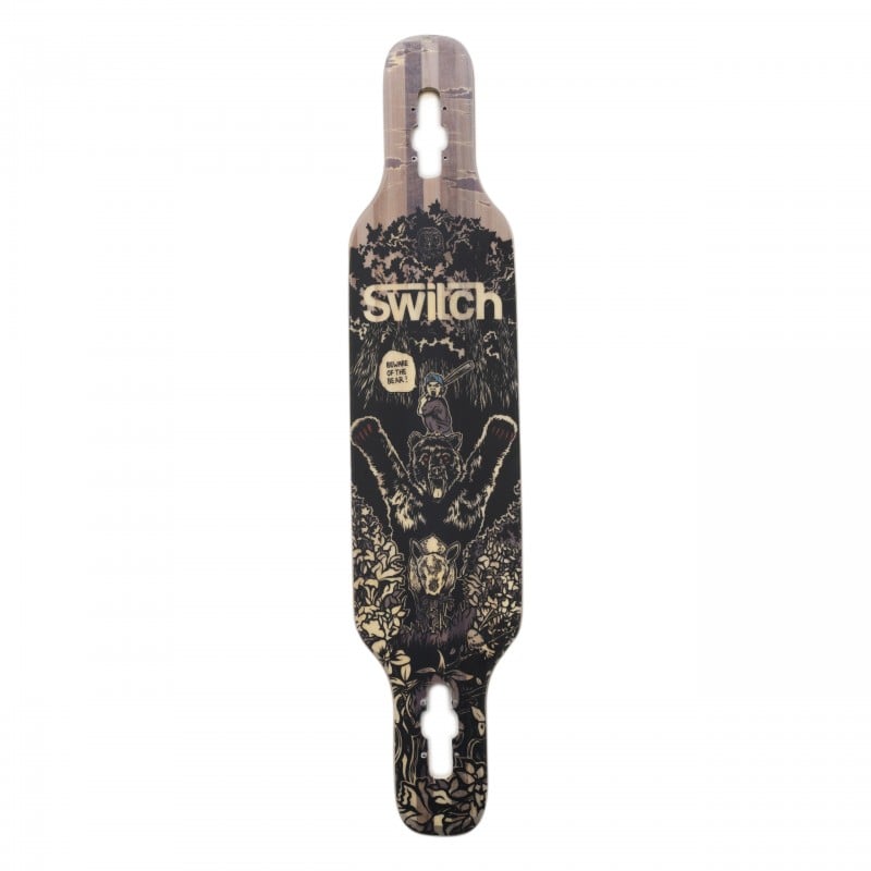 Switch Twin Bear 40" Drop Through Longboard Deck