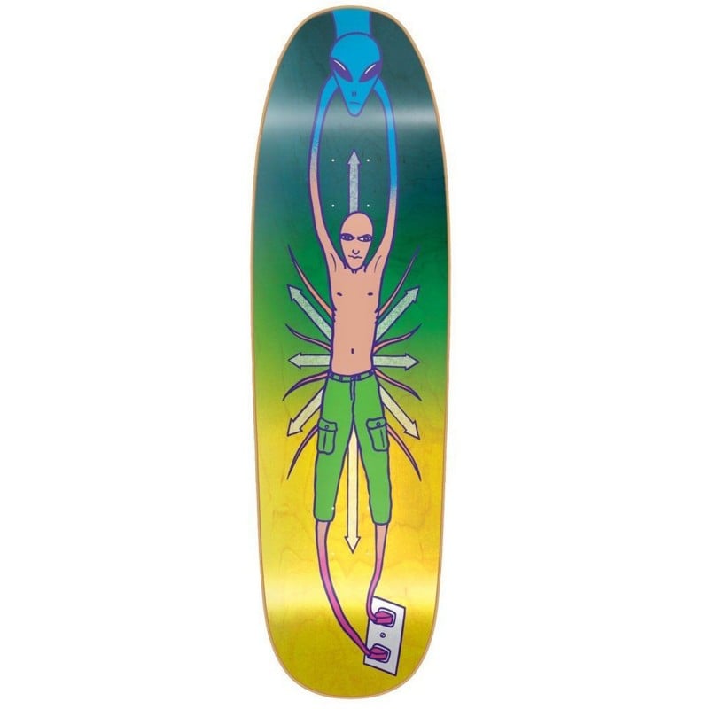 New Deal Vallely Alien Heat Transfer 9.18” Old School Skateboard Deck