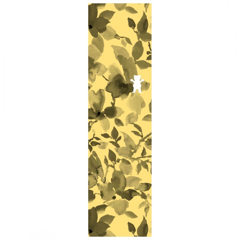 Grizzly Watercolor Floral Skateboard Griptape