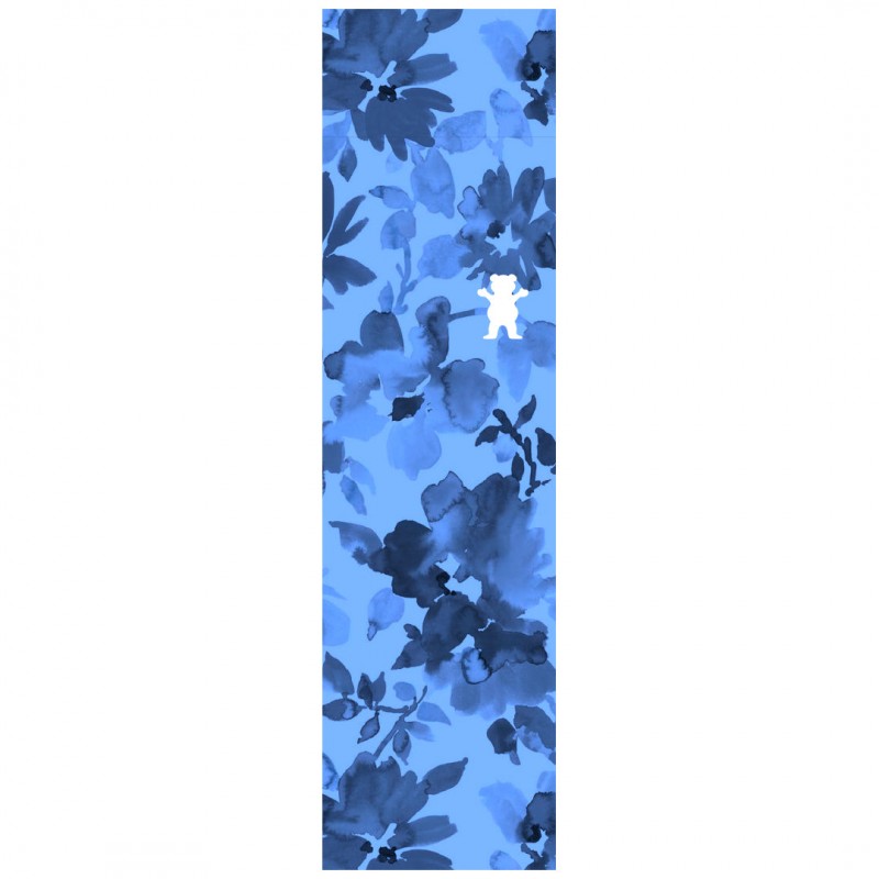 Grizzly Watercolor Floral Skateboard Griptape