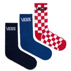 Vans Classic Crew Kids Socks (1-6, 3pk)