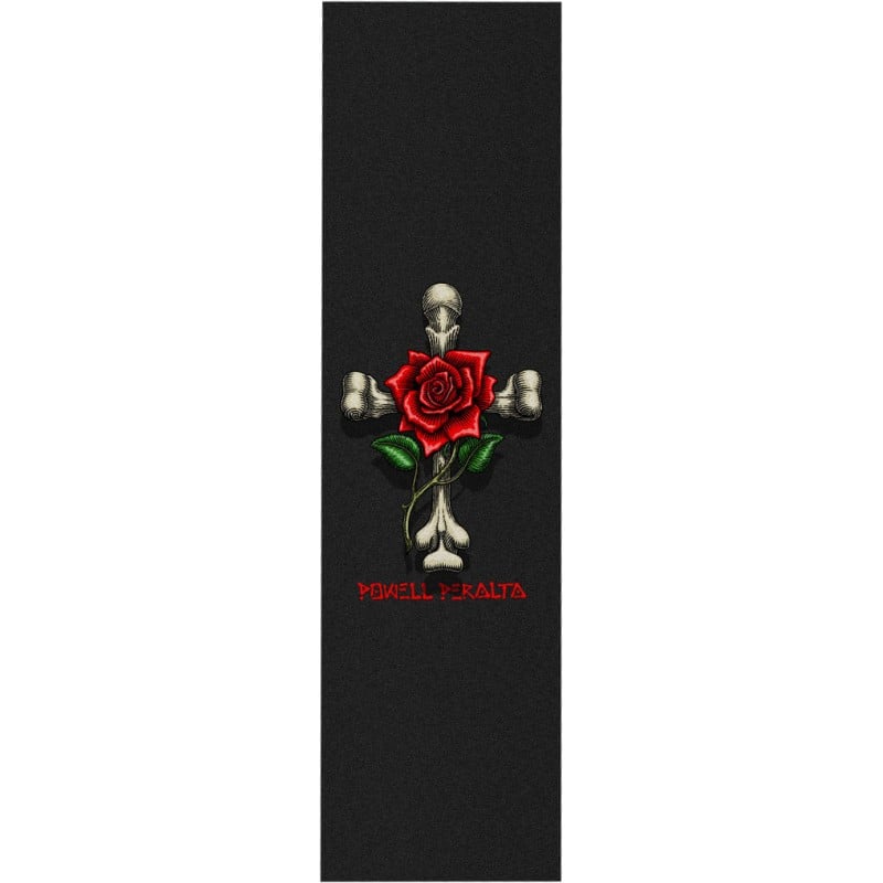 Powell-Peralta Rose Cross Grip 9" - Skateboard Griptape