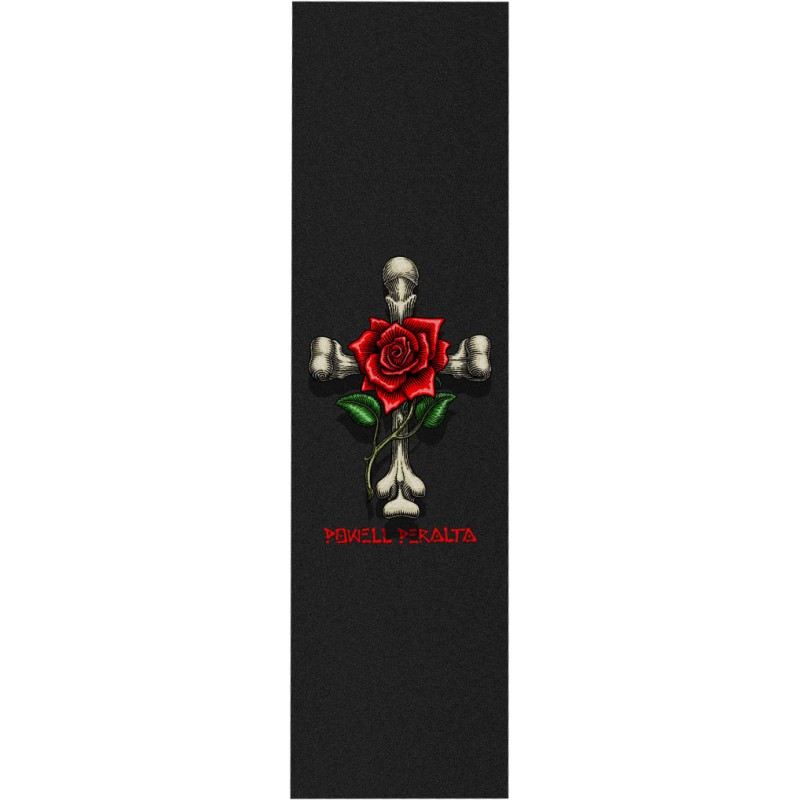 Powell-Peralta Rose Cross Grip 9"  - Skateboard Griptape