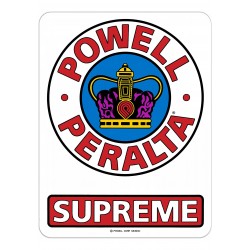 Powell-Peralta Supreme OG 12" Ramp Sticker