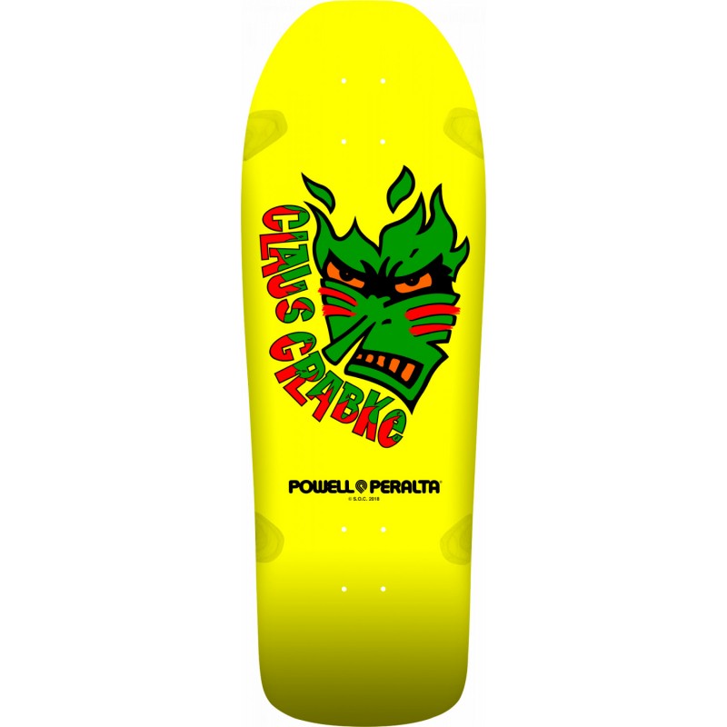 Powell-Peralta Claus Grabke '03' Yello 10.25" Skateboard Deck