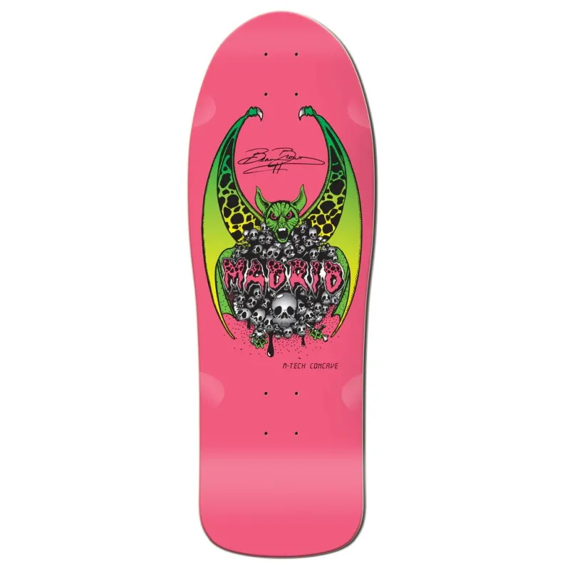 Madrid Beau Brown 10" Old School Skateboard Deck