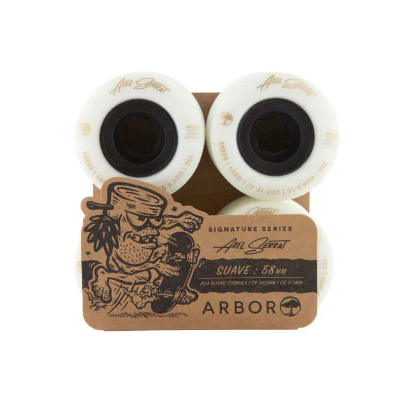 Arbor Suave Axel Serrat 58mm Longboard Wheels