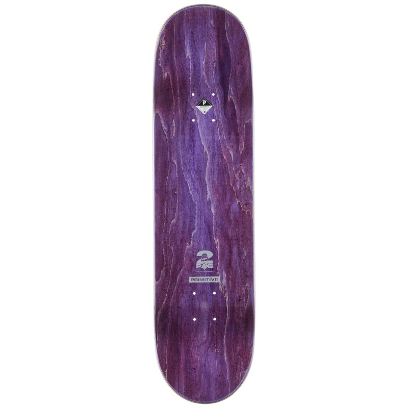Primitive Tupac Shadows Teal 8.125" Skateboard Deck