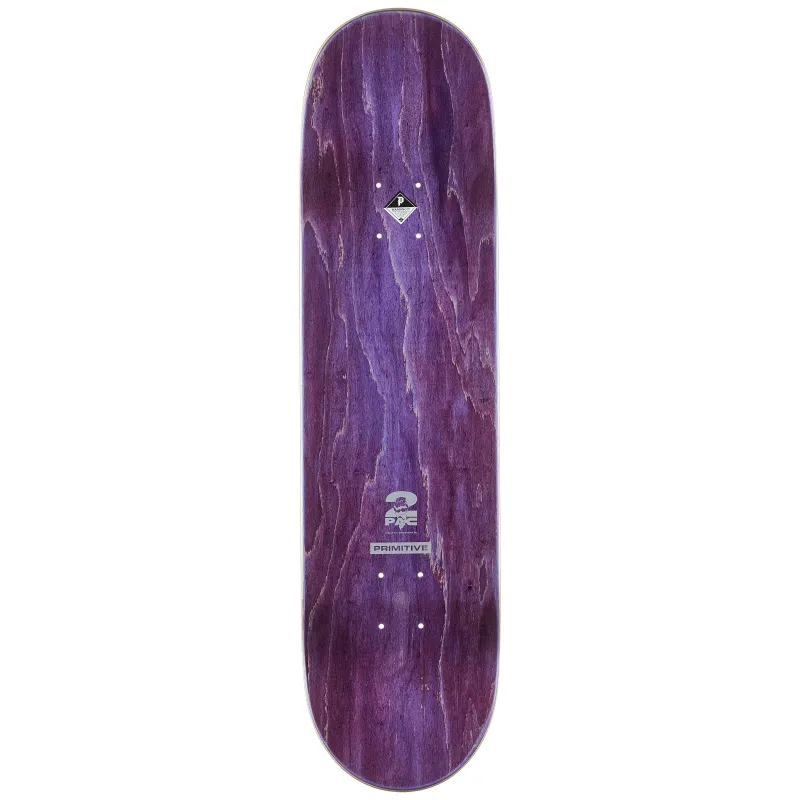 Primitive Tupac Shadows Teal 8.125" Skateboard Deck