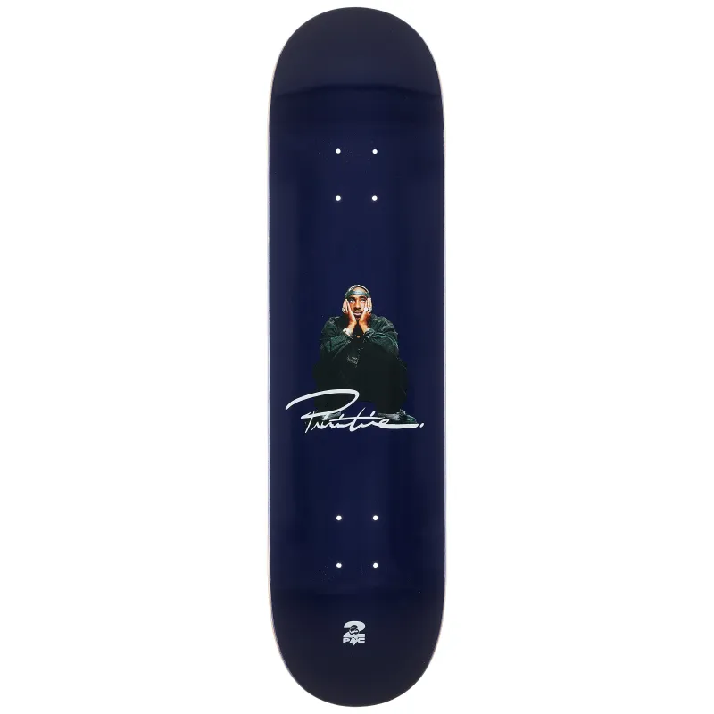 Primitive Tupac Shakur Navy 8.0" Skateboard Deck