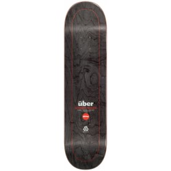 Almost Mullen Uber Expanded Red Black 8.0" Skateboard Deck