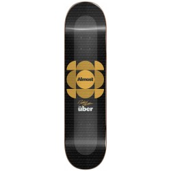 Almost Mullen Uber Expanded Gold Black 8.375" Skateboard Deck