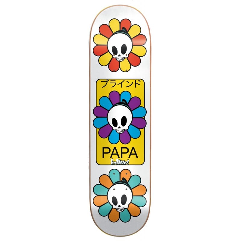 Blind Papa Reaper Bloom R7 White 8.0" Skateboard Deck