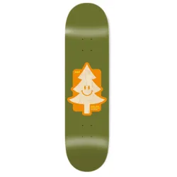 Enjoi Happy Tree Super Sap R7 Army Green 8.5" Skateboard Deck