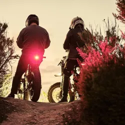 Shredlights Bike Light Combo Pack (Front and Rear Lights)