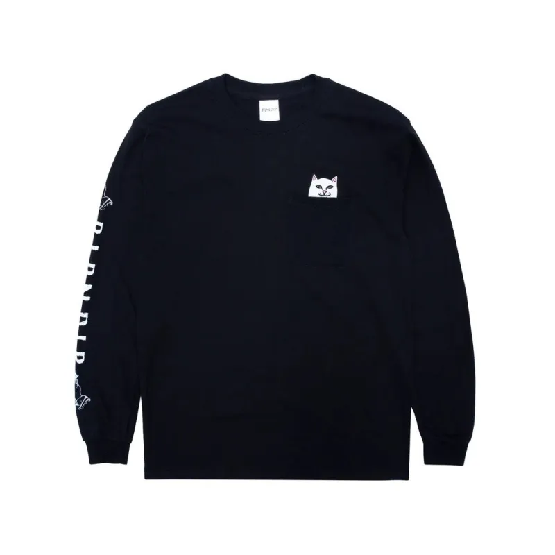 RIPNDIP Lord Nermal Longsleeve T-shirt  Black