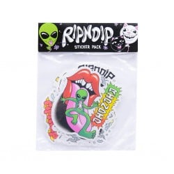 RIPNDIP Happy Lickin Sticker Pack Multi