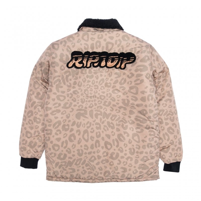 RIPNDIP Spotted Button Down Jacket Tan