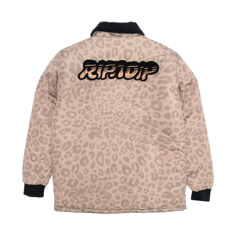 RIPNDIP Spotted Button Down Jacket Tan
