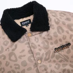 RIPNDIP Spotted Button Down Jacket Tan