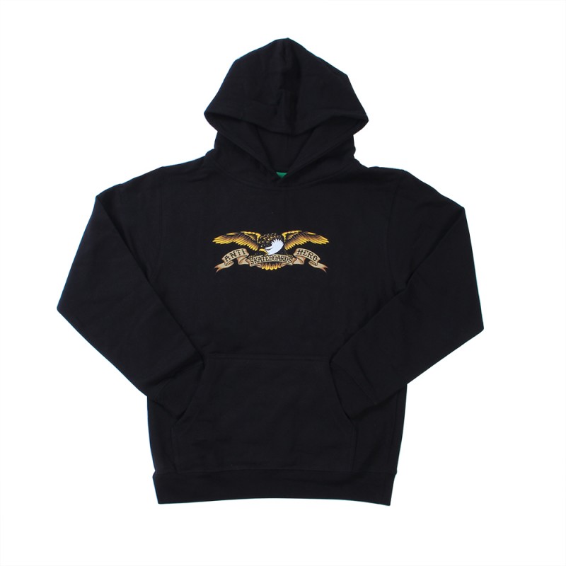 Anti Hero Eagle Kids Hoodie Black