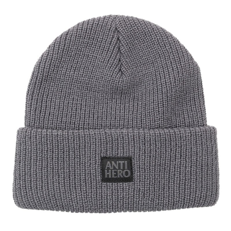 Anti Hero Lil Black Hero Cuff Beanie Charcoal/Black