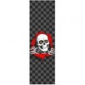 Powell-Peralta Ripper Charcoal Checker Grip 9" - Skateboard Griptape