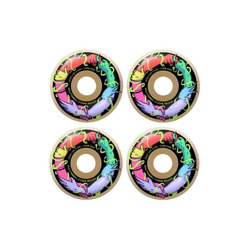 Buy Spitfire Formula Four Skate Like A Girl Classic 55mm