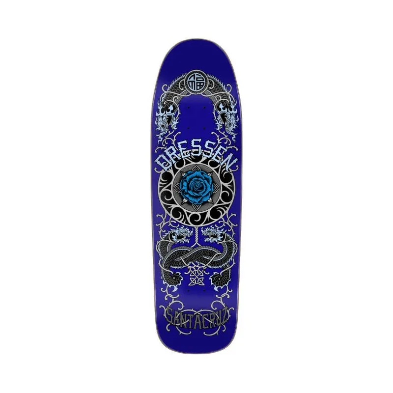 Santa Cruz Dressen Rose Crew One Shaped 9.3" Skateboard Deck