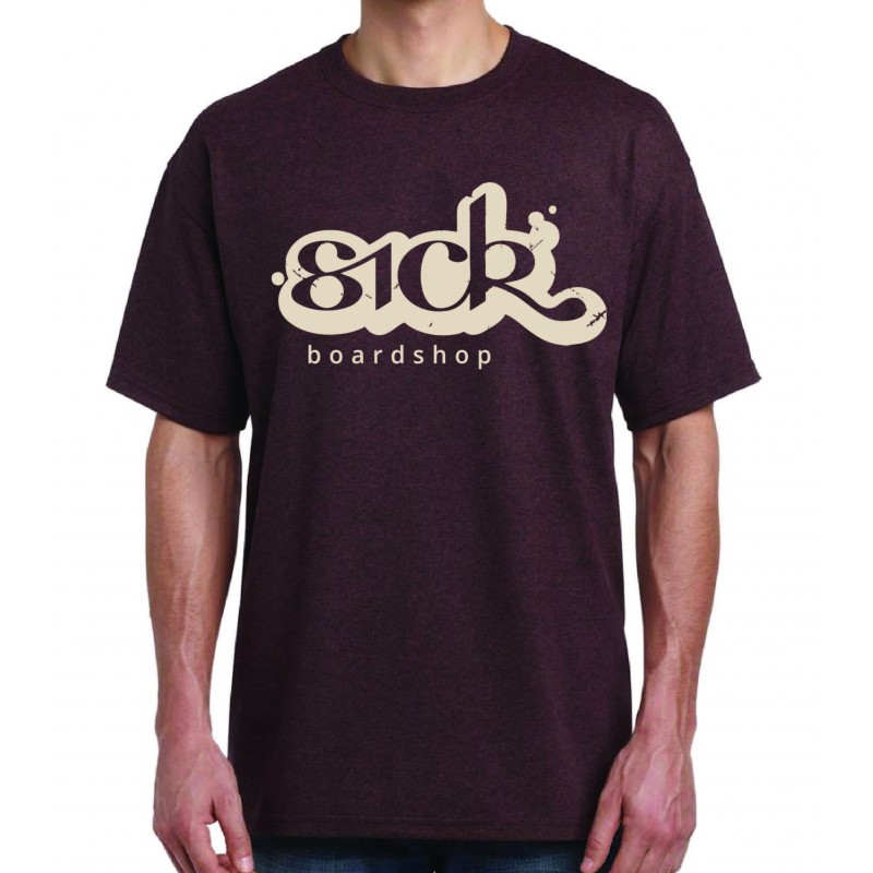 Sickboards T-Shirt Brown