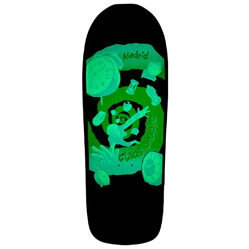 Madrid Glow In The Dark Series Old School Skateboard Deck
