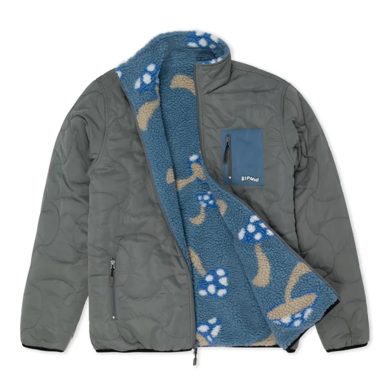 RIPNDIP Euphoria Reversible Jacket Charcoal/Slate