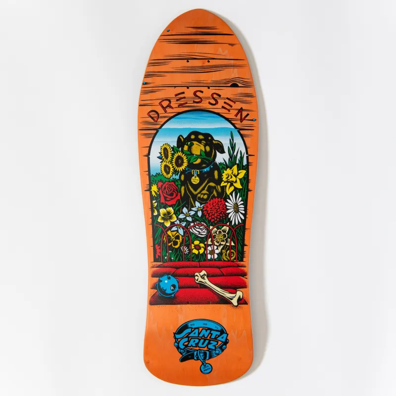 Santa Cruz Dressen Pup Reissue 29" Old School Skateboard Deck