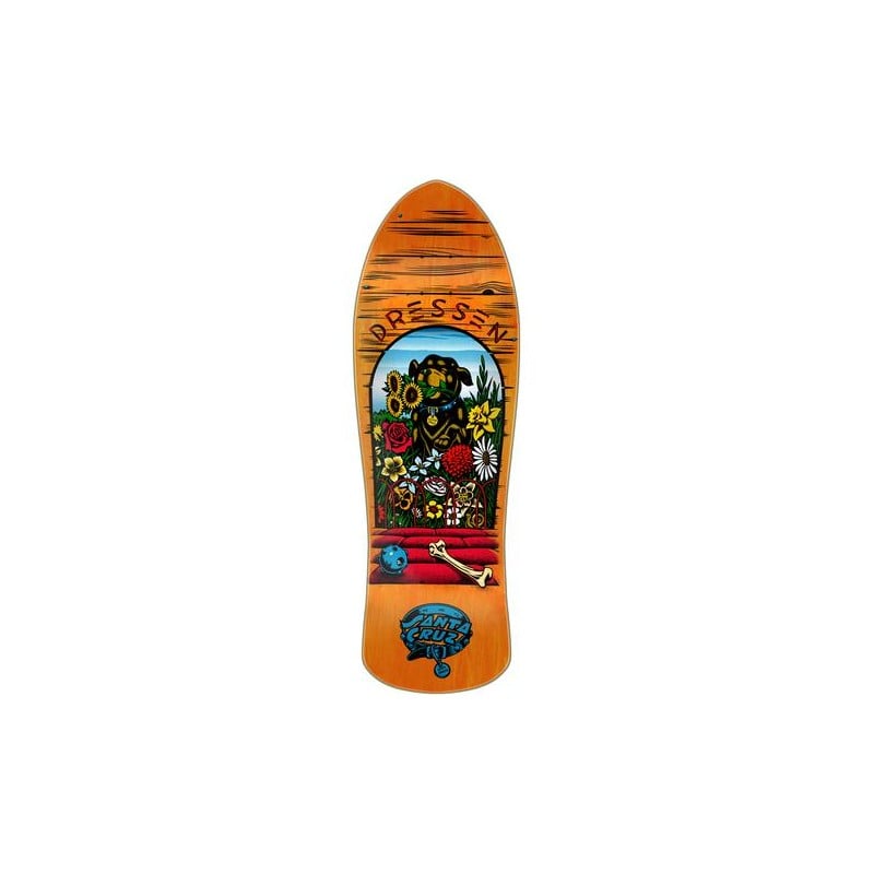 Santa Cruz Dressen Pup Reissue 29" Old School Skateboard Deck