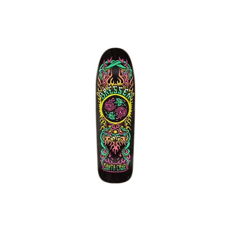 Santa Cruz Dressen Rose Crew Two Shaped 9.3" Old School Skateboard Deck