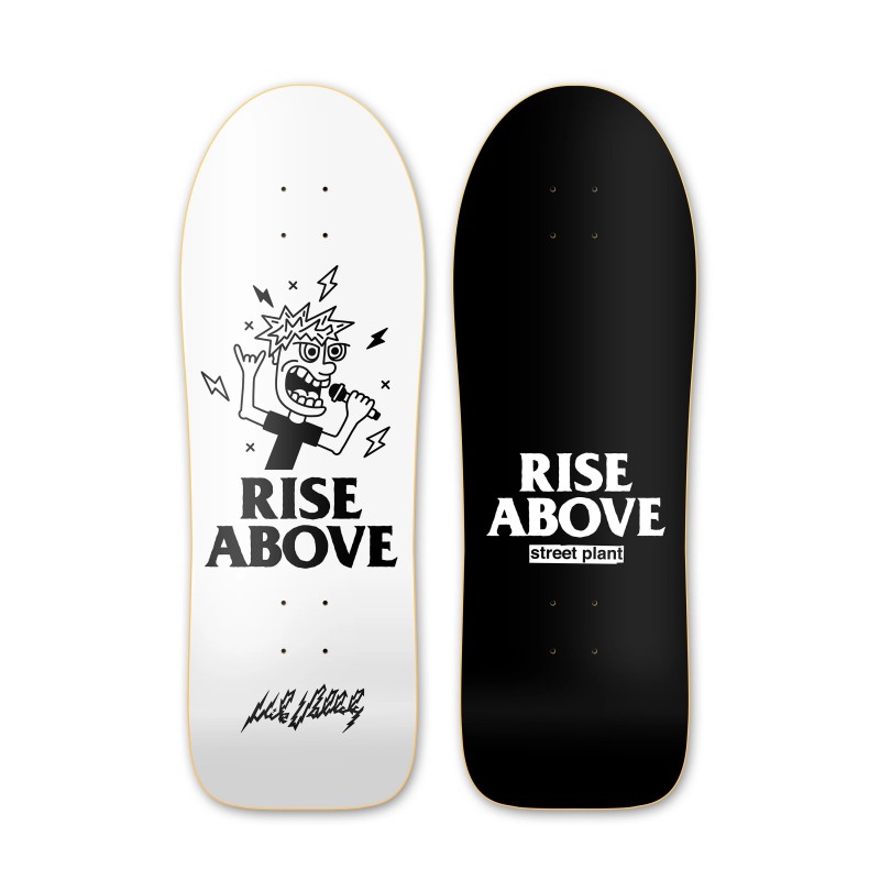 Street Plant Rise Above 10.0" Old School Skateboard Deck