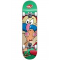 Almost Ren & Stimpy On My Back W/Soft Ruote Green 7.0" Skateboard Complete