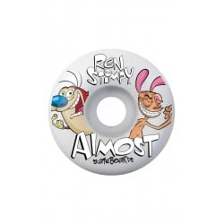 Almost Ren & Stimpy On My Back W/Soft Roues Green 7.0" Skateboard Complete