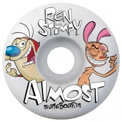 Almost Ren & Stimpy Boxed Premium Red 8.0" Skateboard Complete