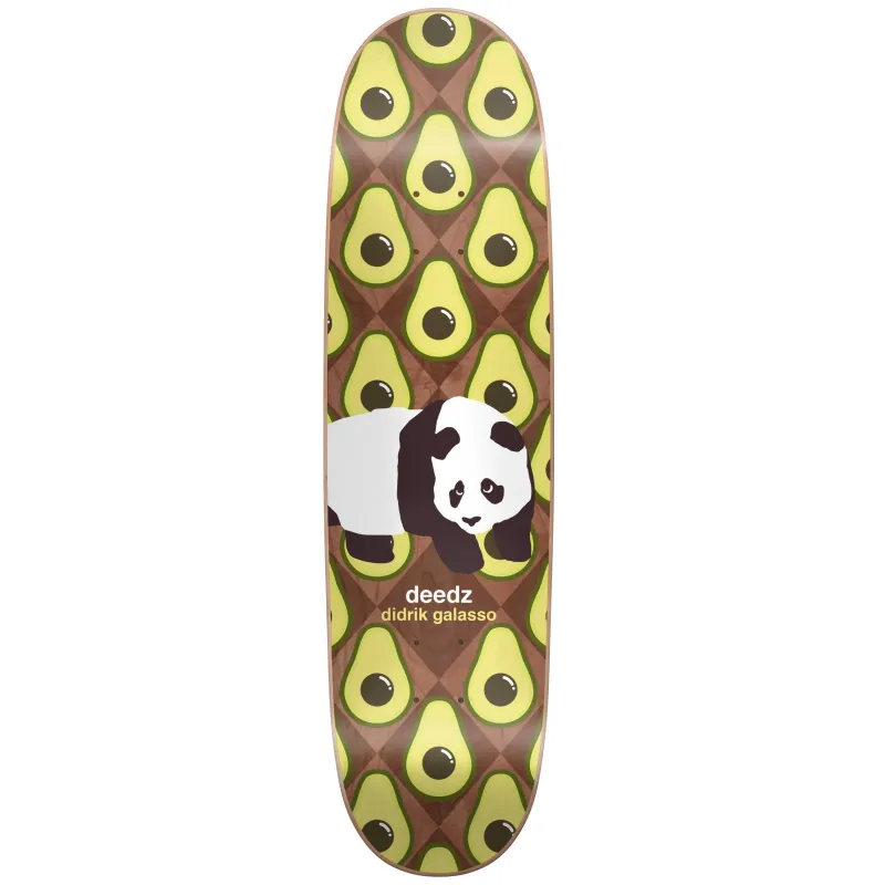 Enjoi Deedz Peekaboo Pro Panda Super Sap R7 Brown 8.25" Skateboard Deck