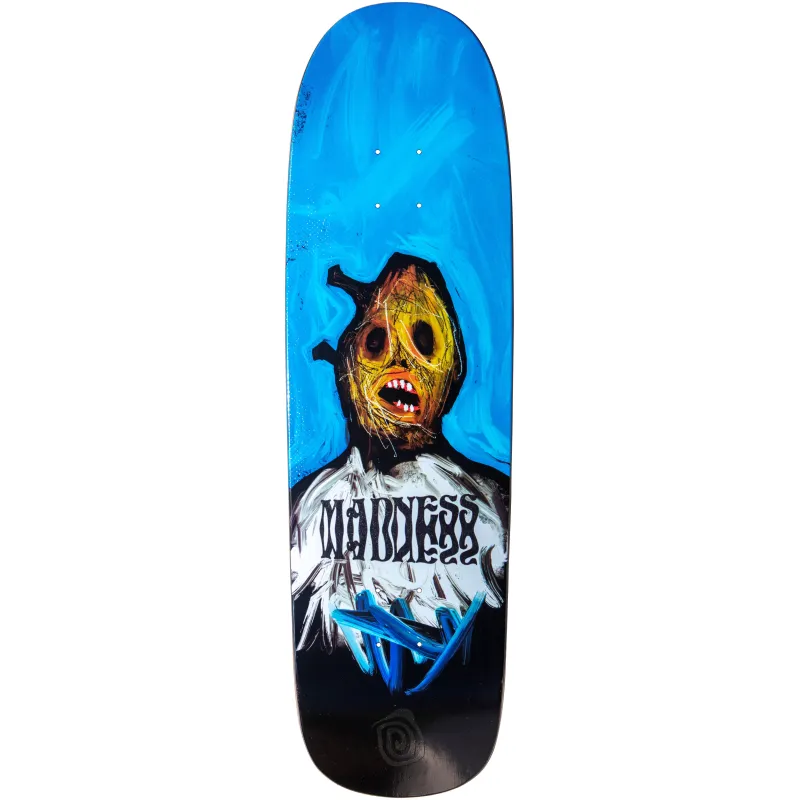 Madness Self Portrait R7 Blue 9.125" Old School Skateboard Deck