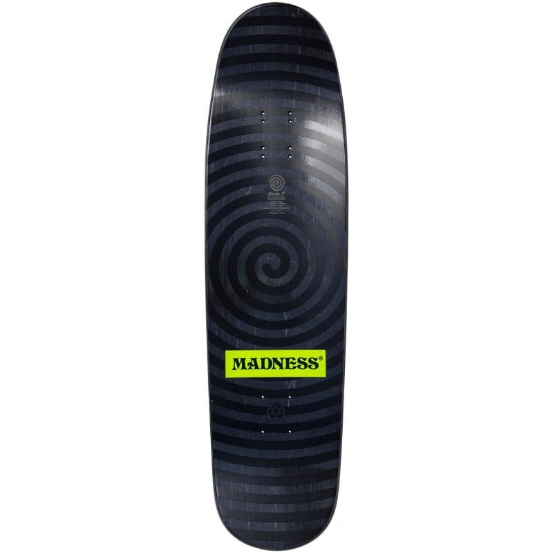 Madness Baked Slick R7 Black 8.6" Skateboard Deck