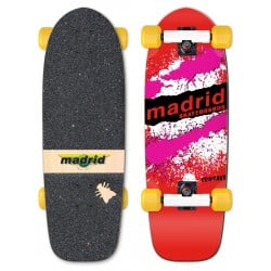 Madrid Marty Explosion Red - Old School Skateboard Complete