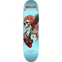 Powell-Peralta Metallica Collab Flight Shape 244 Light Blue 8.5" Skateboard Deck