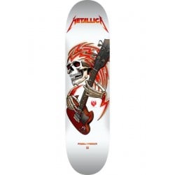 Powell-Peralta Metallica Collab Flight Shape 245 White 8.75" Skateboard Deck