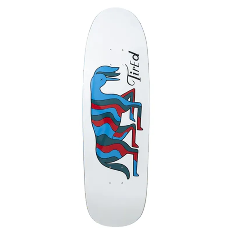 Tired Crawl Shaped 9.125" Skateboard Deck