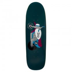 Tired Motercycle Shaped 9.125" Old School Skateboard Deck