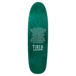 Tired Motercycle Shaped 9.125" Old School Skateboard Deck